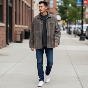 Riggins Shacket Men’s Large Lightweight Outdoor Hiking Button Up Granola